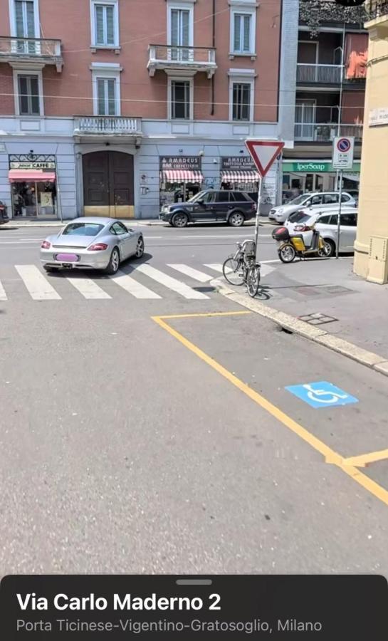 Prestigioso Trilocale Sui Navigli Con A/C & Wi-Fi Leilighet Milano Eksteriør bilde